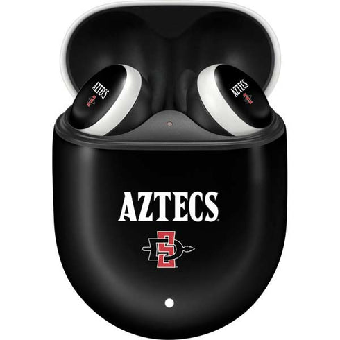 San Diego State University Aztecs Black Google Pixel Buds Skin